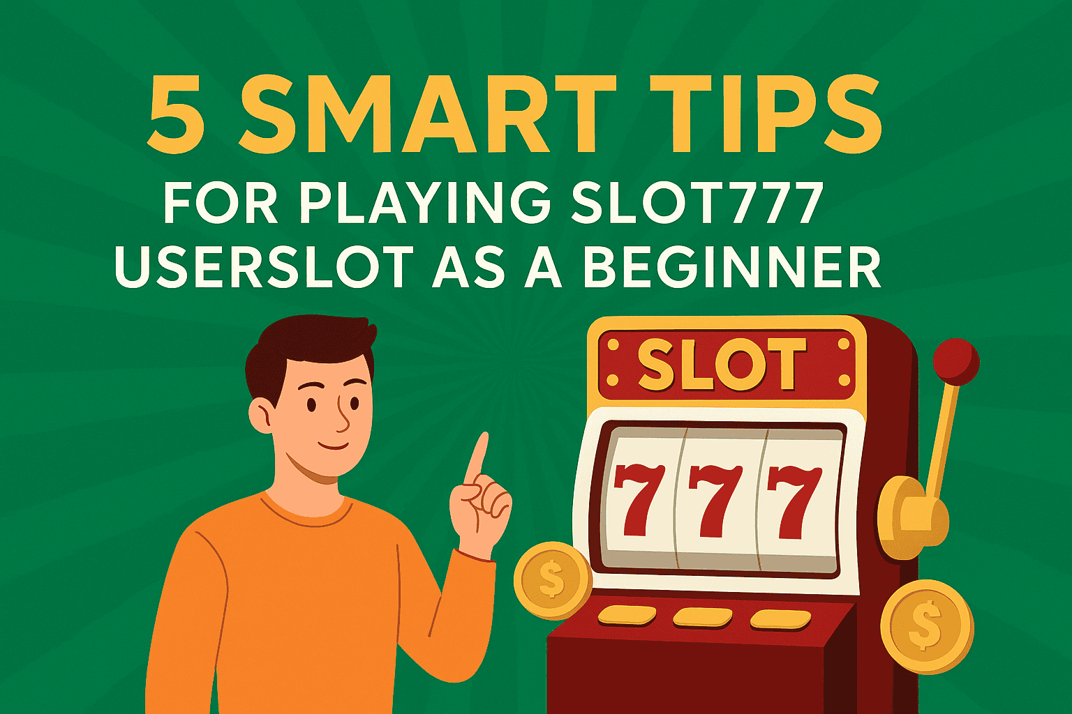 The Anti-Bust Strategy: 5 Smart Tips for Playing Slot777 Userslot as a Beginner