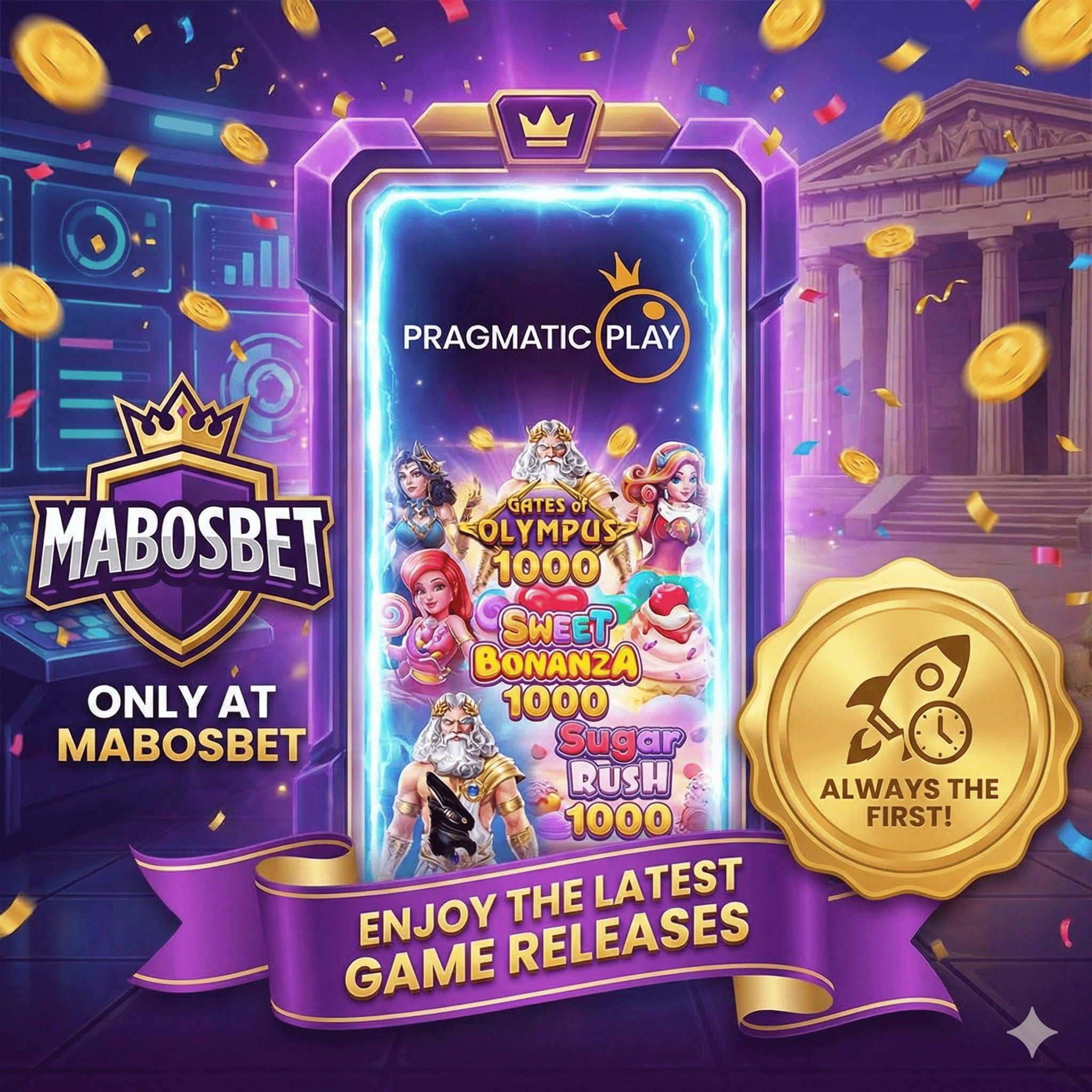 Enjoy the Latest Pragmatic Play Game Releases Only at Mabosbet: Always the First!